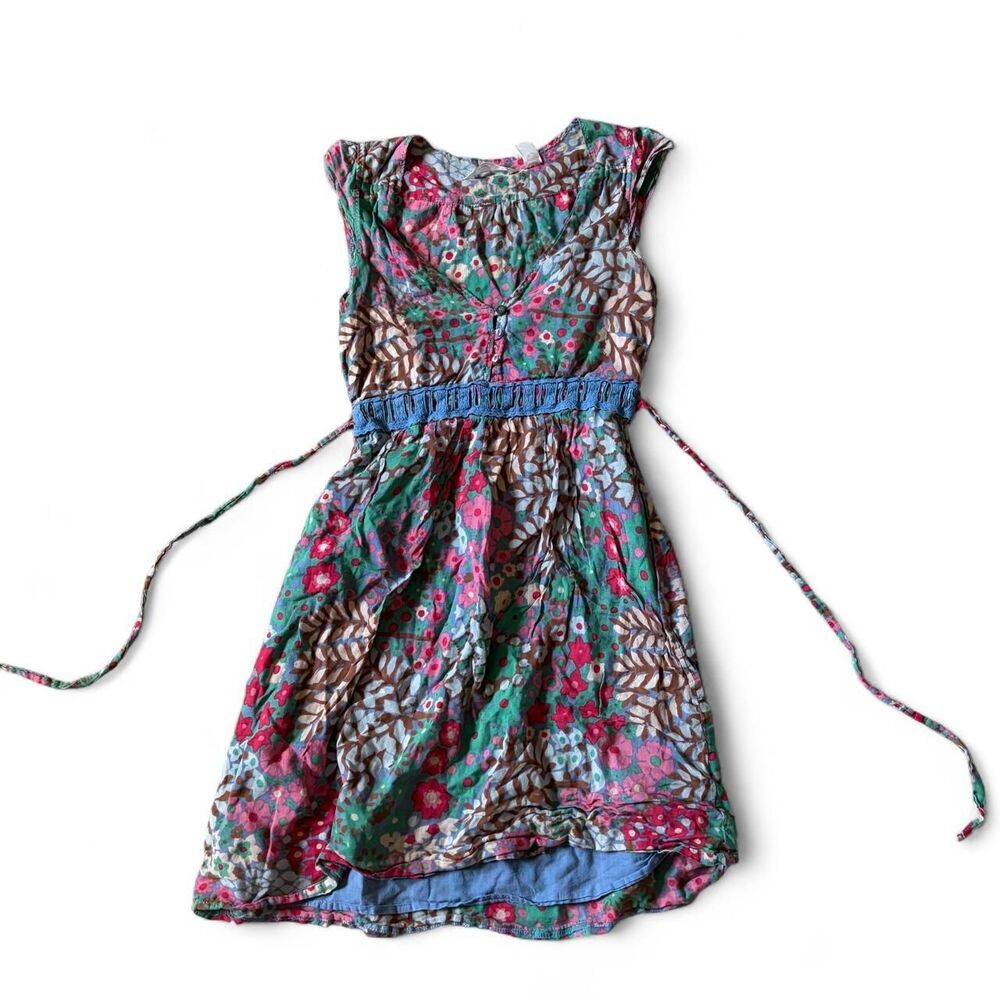 Derek-heart Women's Blue and Green Dress